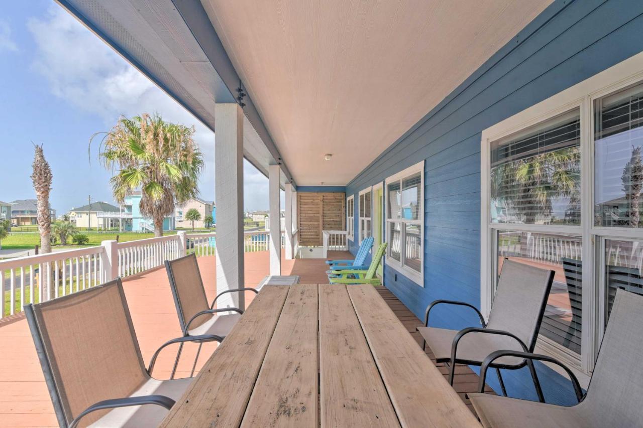 فيلا Bright Crystal Beach House, Walk To Coast! Bolivar Peninsula المظهر الخارجي الصورة