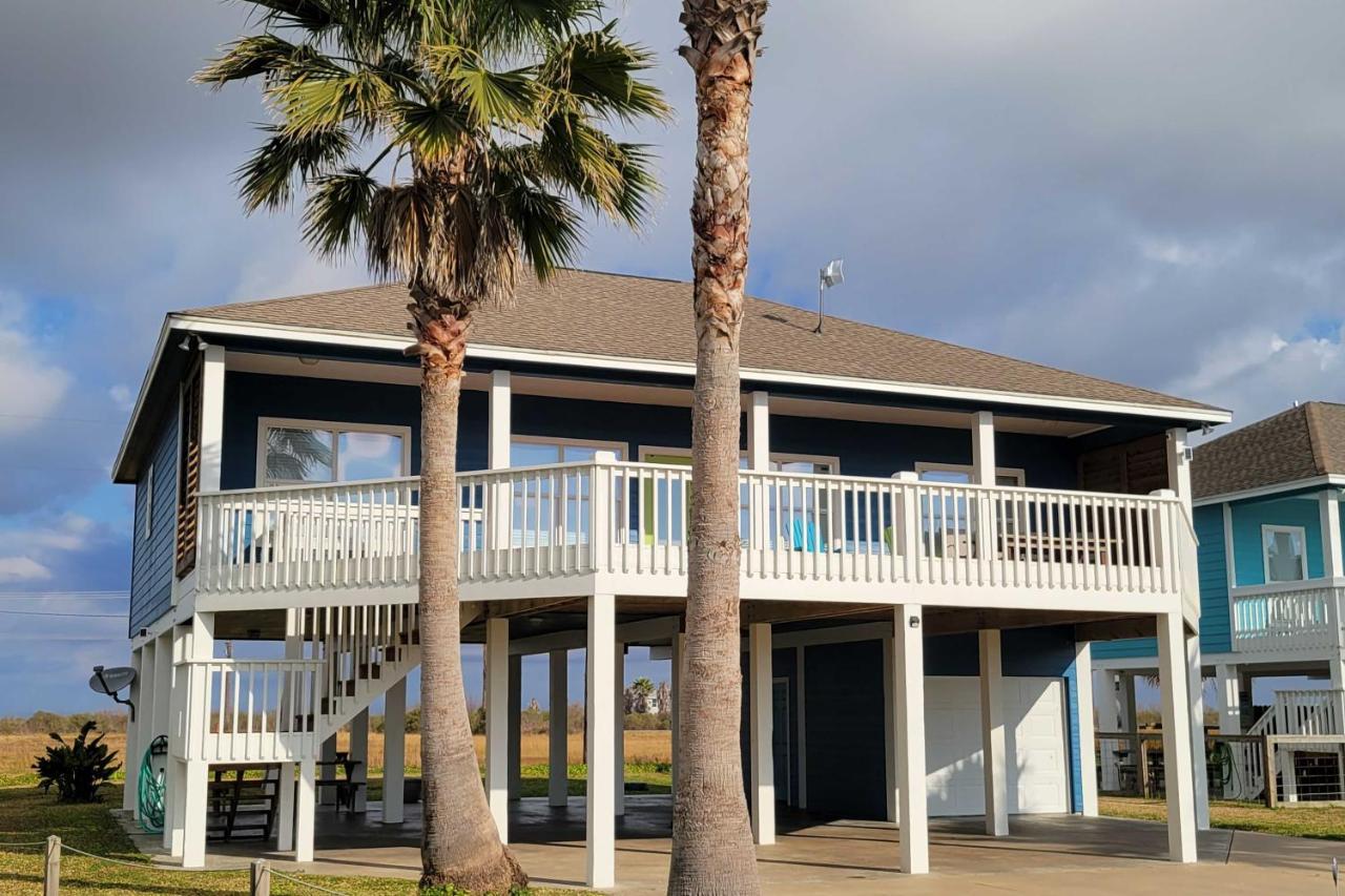 فيلا Bright Crystal Beach House, Walk To Coast! Bolivar Peninsula المظهر الخارجي الصورة
